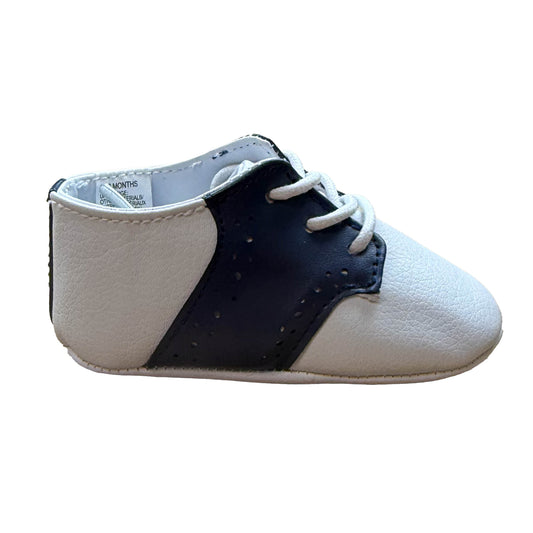 Janie and Jack Boys White | Navy Shoes Size: 6-12 Months White | Navy