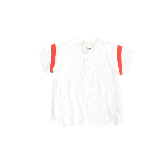 Crewcuts Boys White | Orange T-Shirt Size: 6-7 Years White | Orange