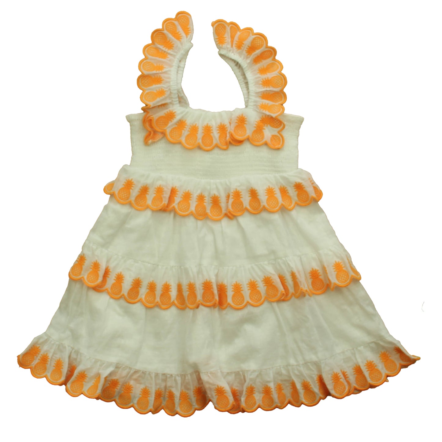 Zimmermann Girls White | Orange Dress Size: 2T White | Orange