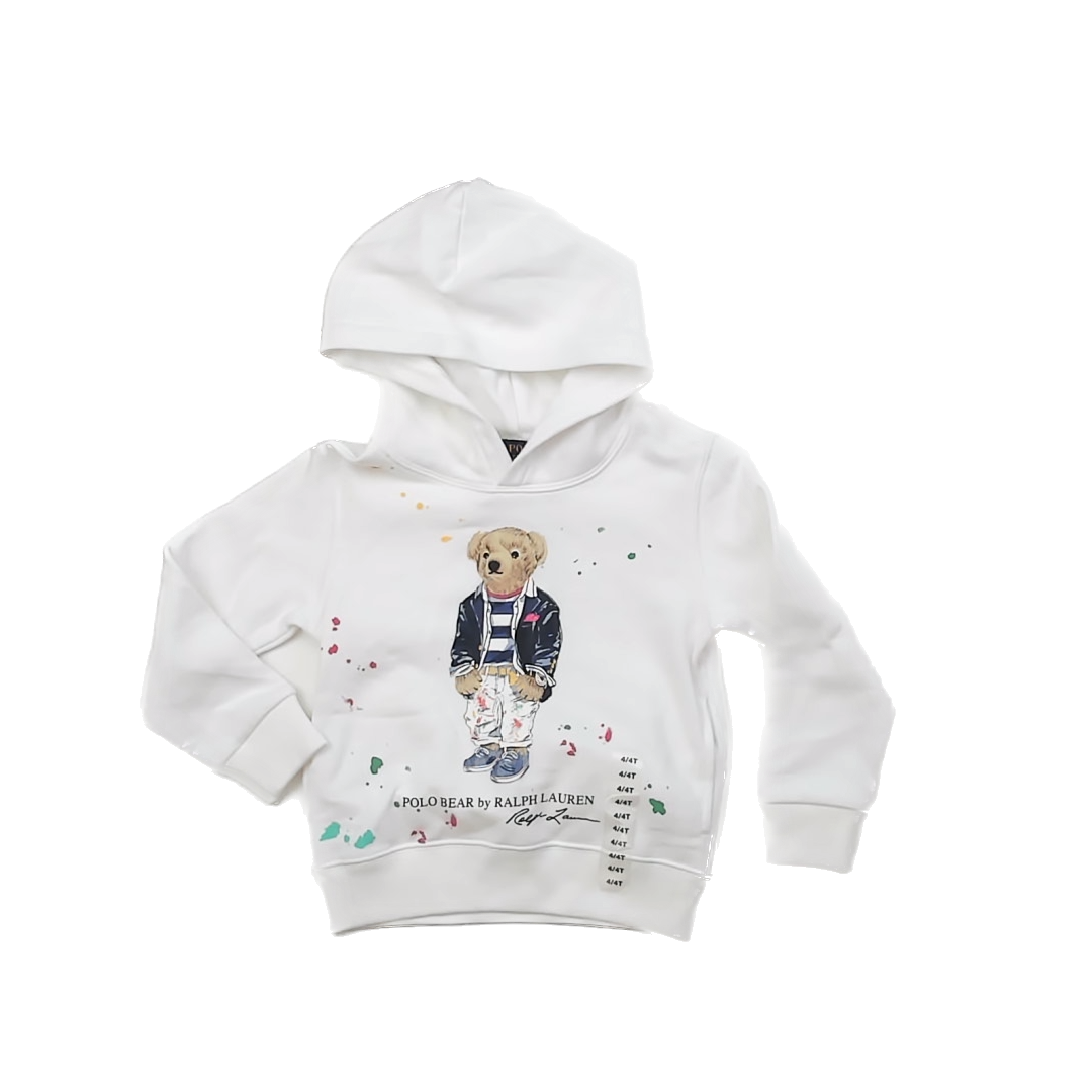 Polo Ralph Lauren Boys White | Paint Splatter Hoodie Size: 4T White | Paint Splatter