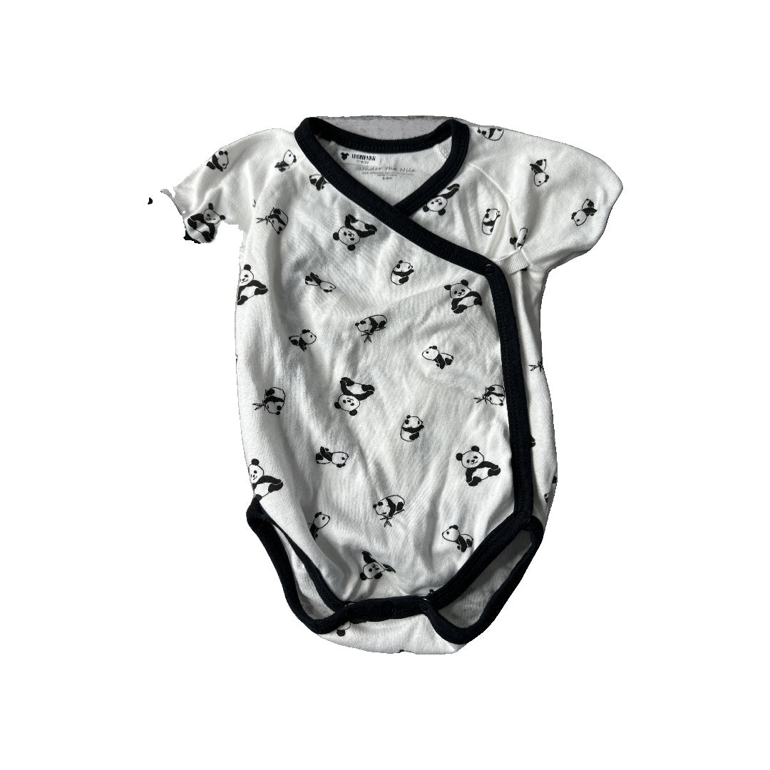 Under The Nile Unisex White | pandas Onesie Size: 6-9 months White | pandas