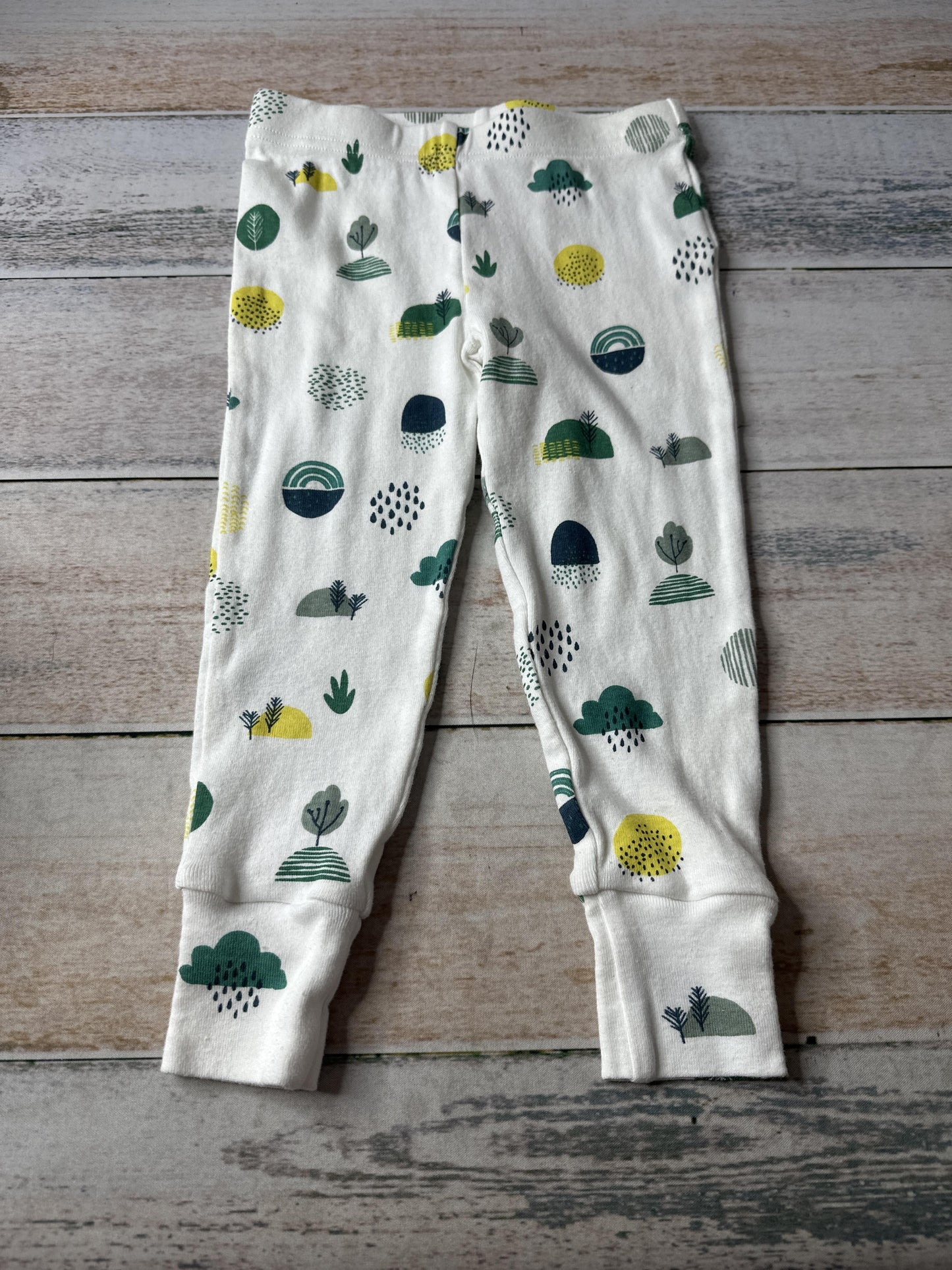 Oliver & Rain Unisex White | Pattern Pajamas Size: 3T White | Pattern