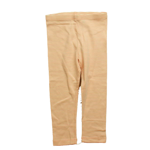 Tea Girls White | Peach | Stripes Leggings Size: 6 Years