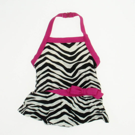 Gymboree Girls White | Pink | Black 1-piece Swimsuit Size: 3-6 Months White | Pink | Black