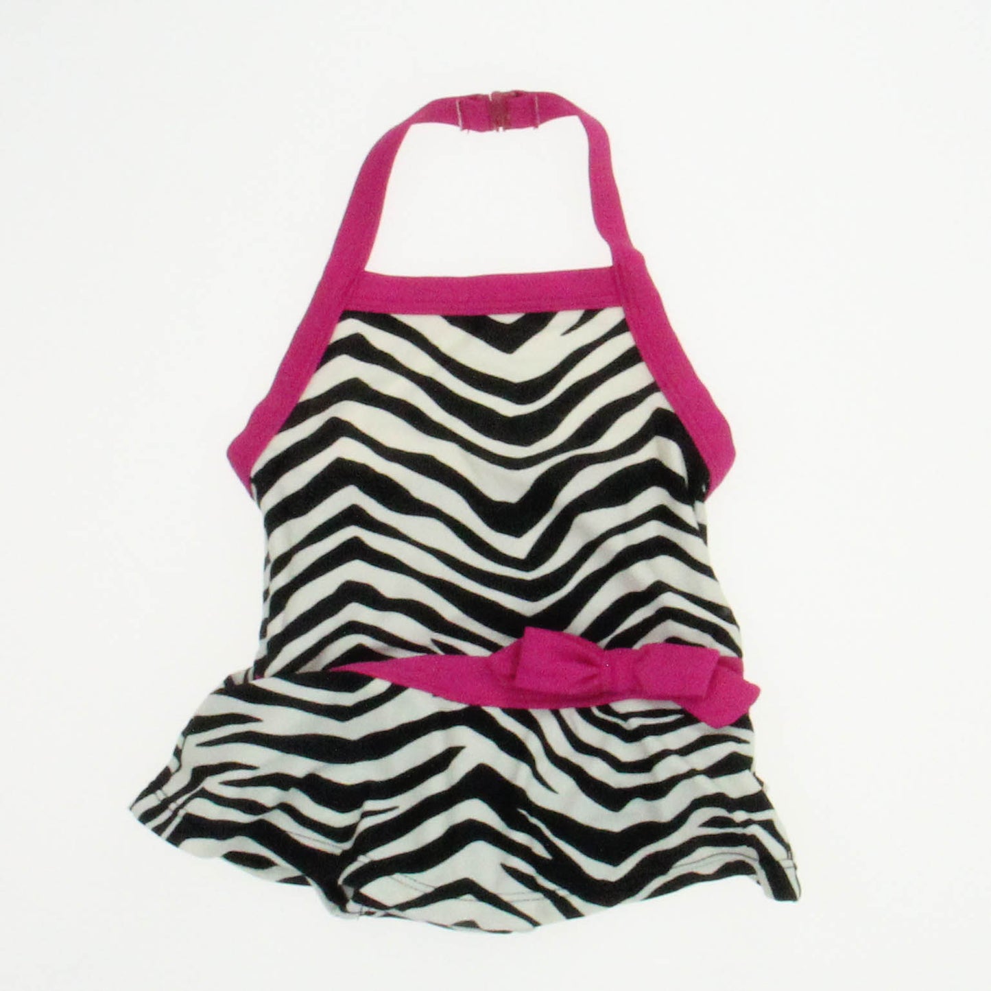 Gymboree Girls White | Pink | Black 1-piece Swimsuit Size: 3-6 Months