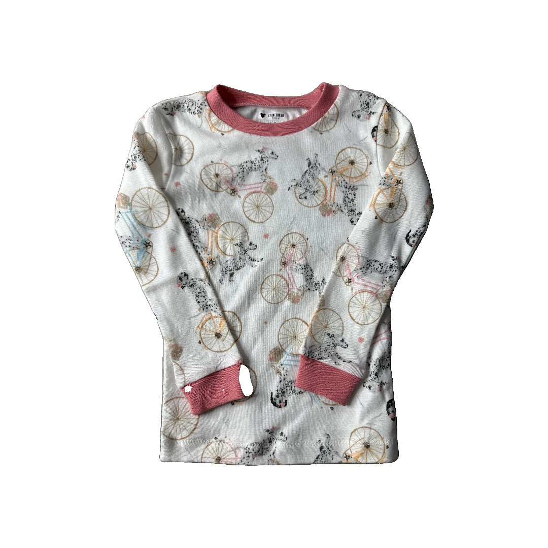 Burt's Bees Girls White | pink | Blue Pajamas Size: 2T White | pink | Blue