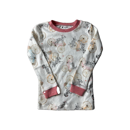 Burt's Bees Girls White | pink | Blue Pajamas Size: 2T White | pink | Blue