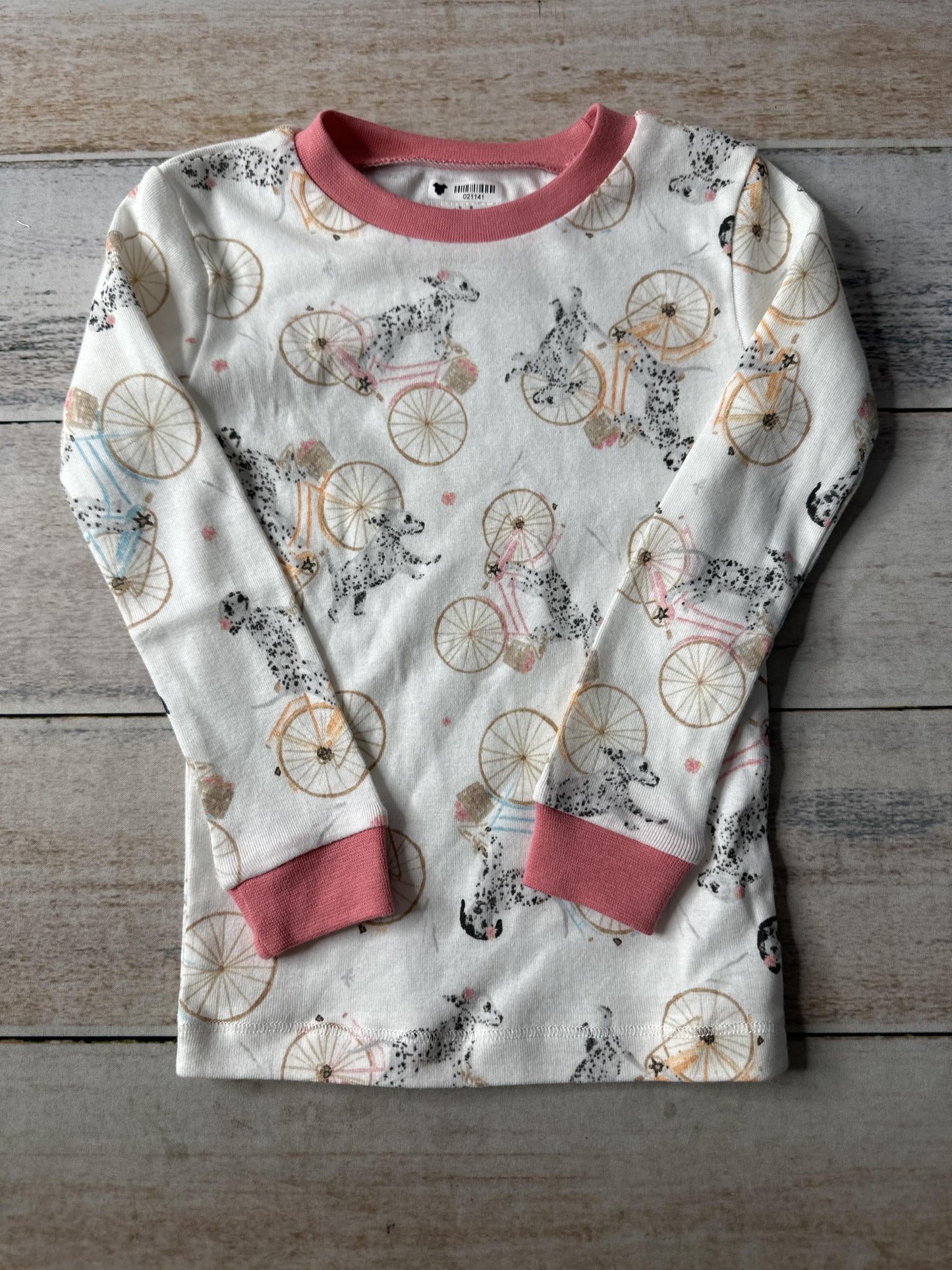 Burt's Bees Girls White | pink | Blue Pajamas Size: 2T White | pink | Blue