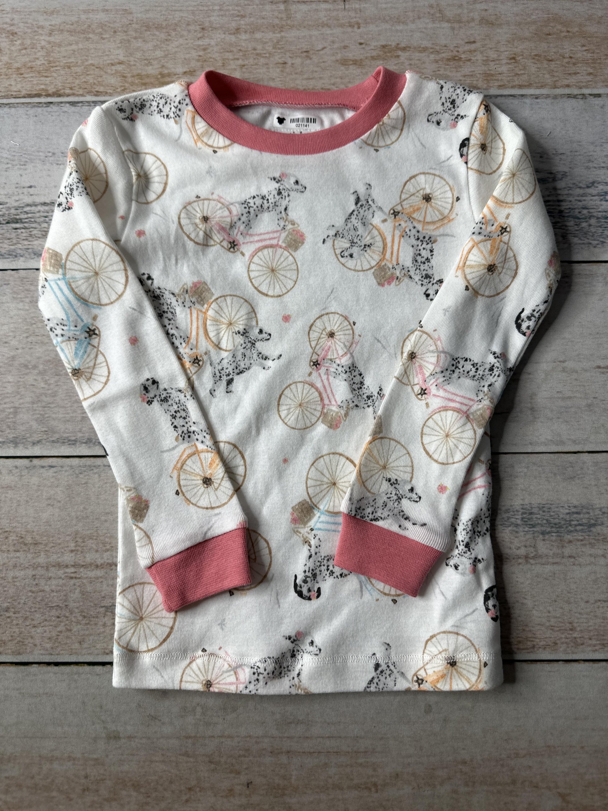 Burt's Bees Girls White | pink | Blue Pajamas Size: 2T White | pink | Blue