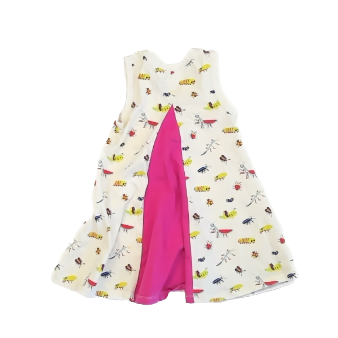 Monica & Andy Girls White | Pink | Bugs Dress Size: 3T White | Pink | Bugs
