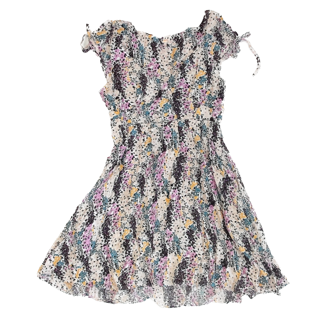 Free People Girls White | Pink Floral Dress Size: Small White | Pink Floral