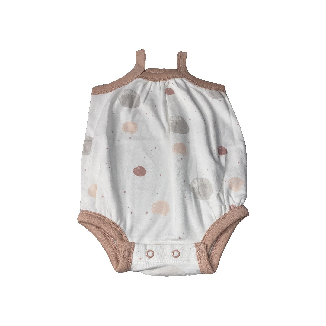Kate Waterhouse x Sapling Girls White | pink | Grey Romper Size: 0-3 months White | pink | Grey