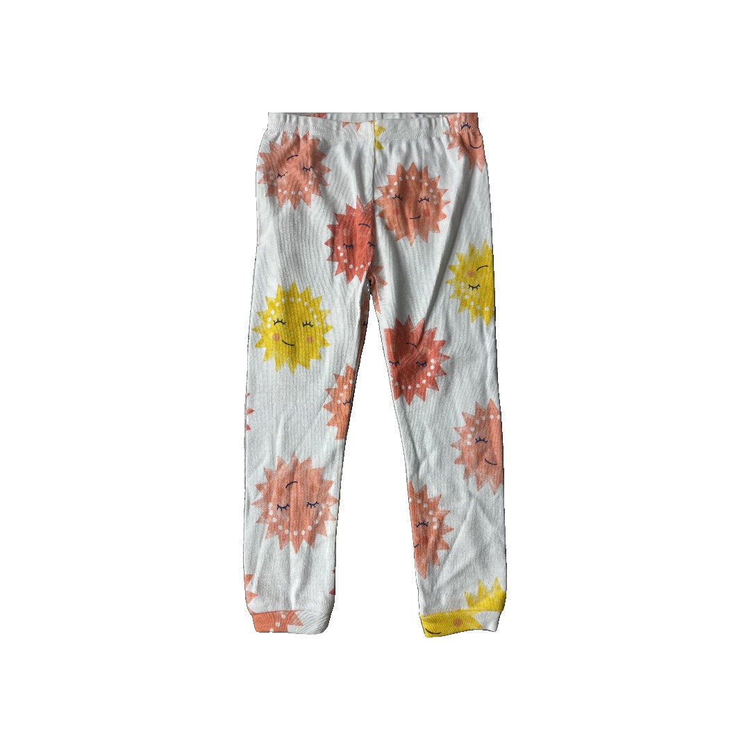 Carters Unisex White | pink | orange Pajamas Size: 2T White | pink | orange