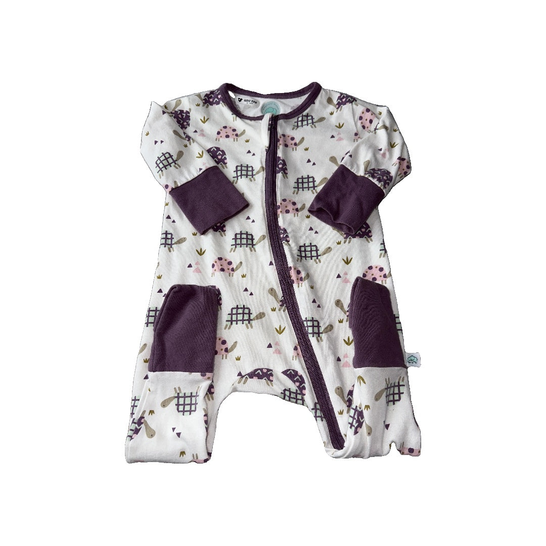 Elephant Moon Girls White | pink | purple Pajamas Size: 6-12 months White | pink | purple