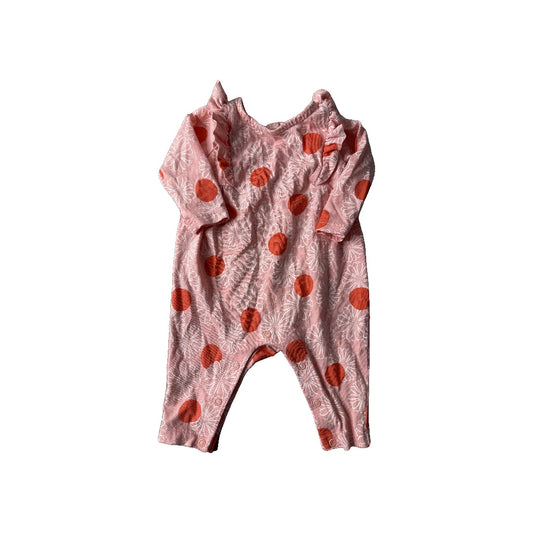 Tea Unisex White | pink | Red Long Sleeve Outfit Size: 0-3 months White | pink | Red