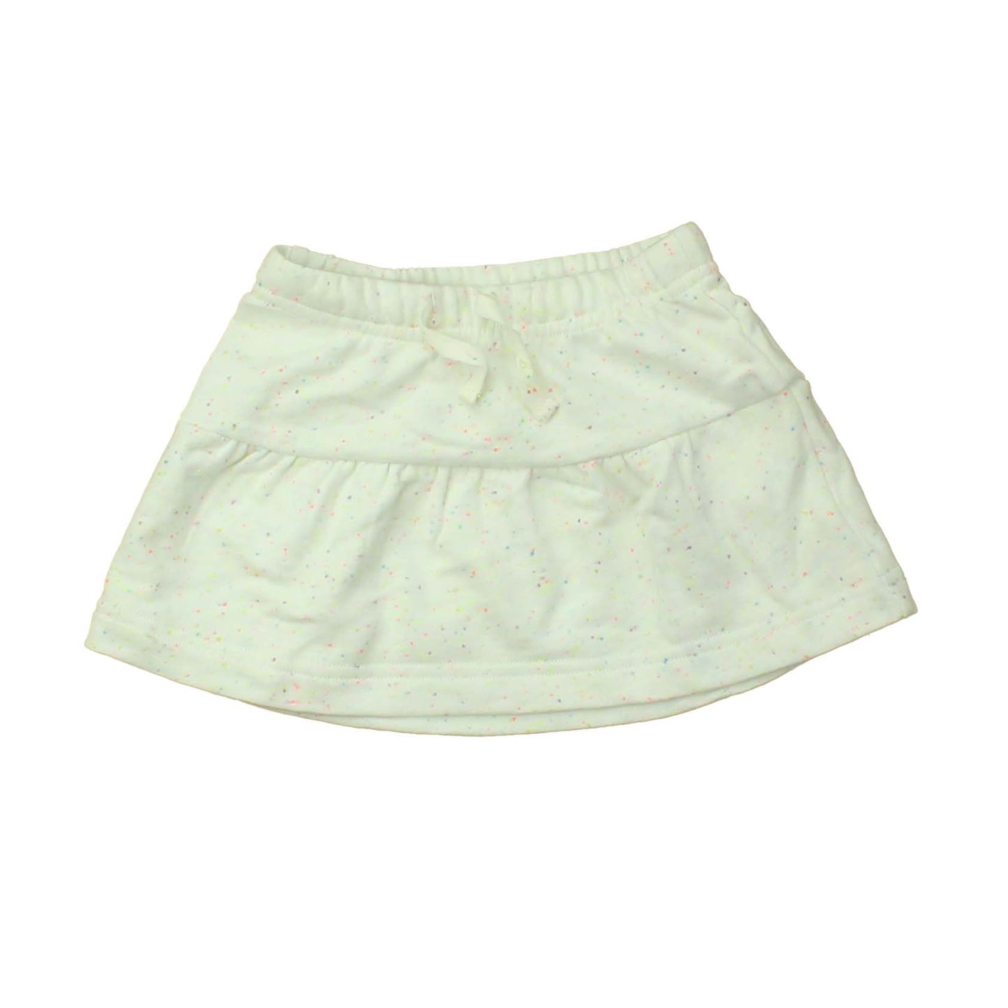Rockets Of Awesome Girls White | Pink | Speckles Skirt Size: Little Girl White | Pink | Speckles