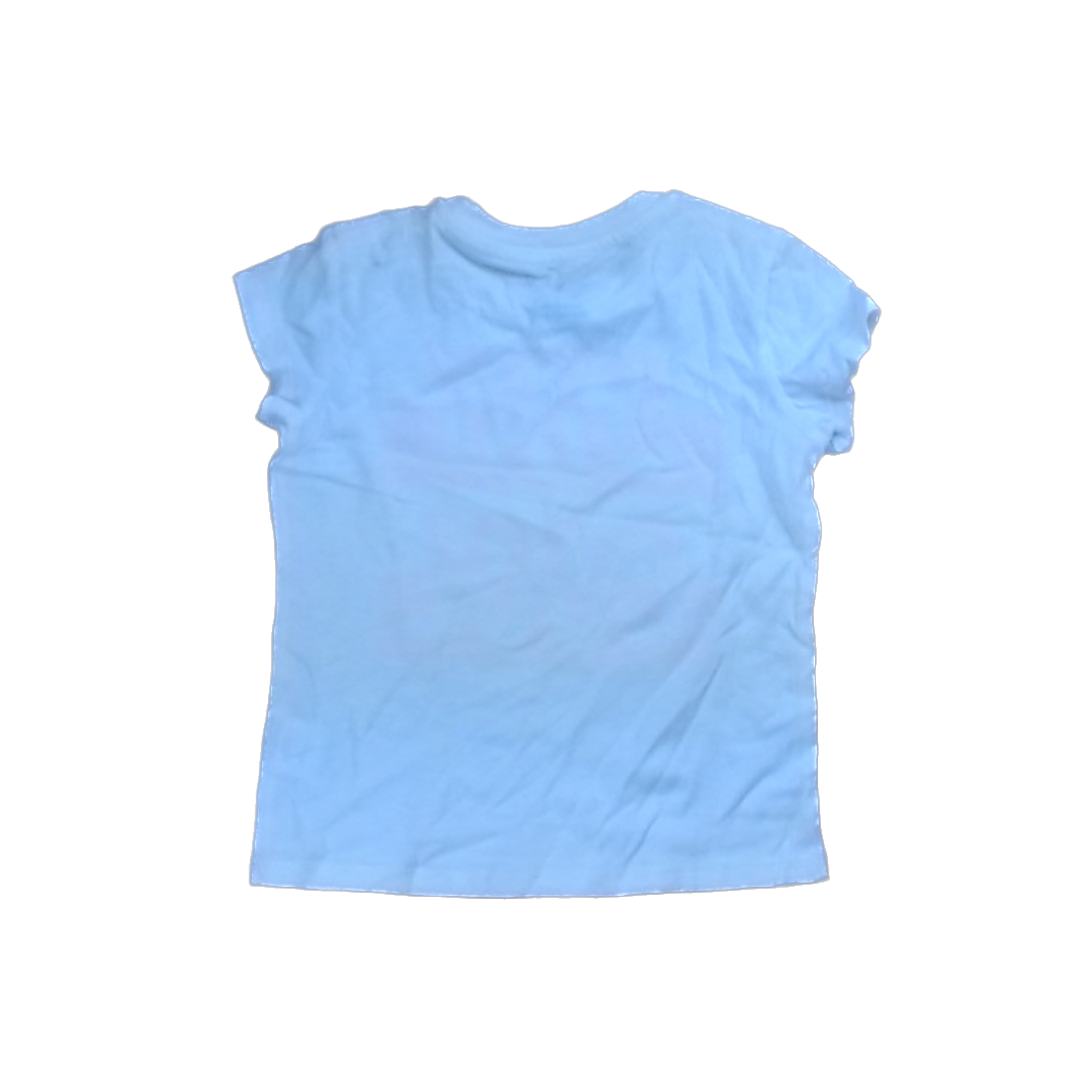 Rockets Of Awesome Girls White | Pink Stay Cool Short Sleeve Shirt Size: 3T White | Pink Stay Cool