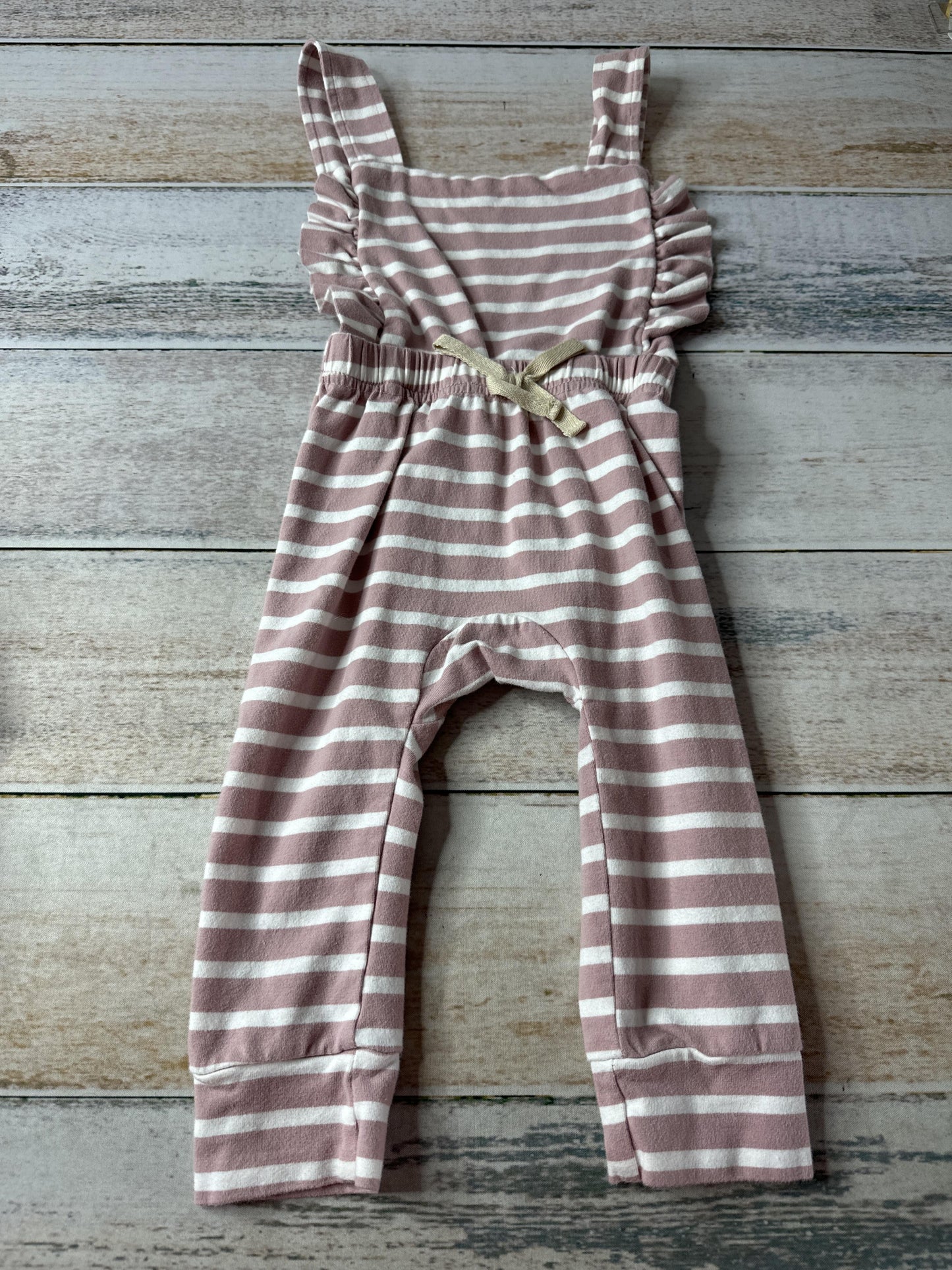 Baby Panache Girls White | pink | Stripe Romper Size: 12-18 months White | pink | Stripe