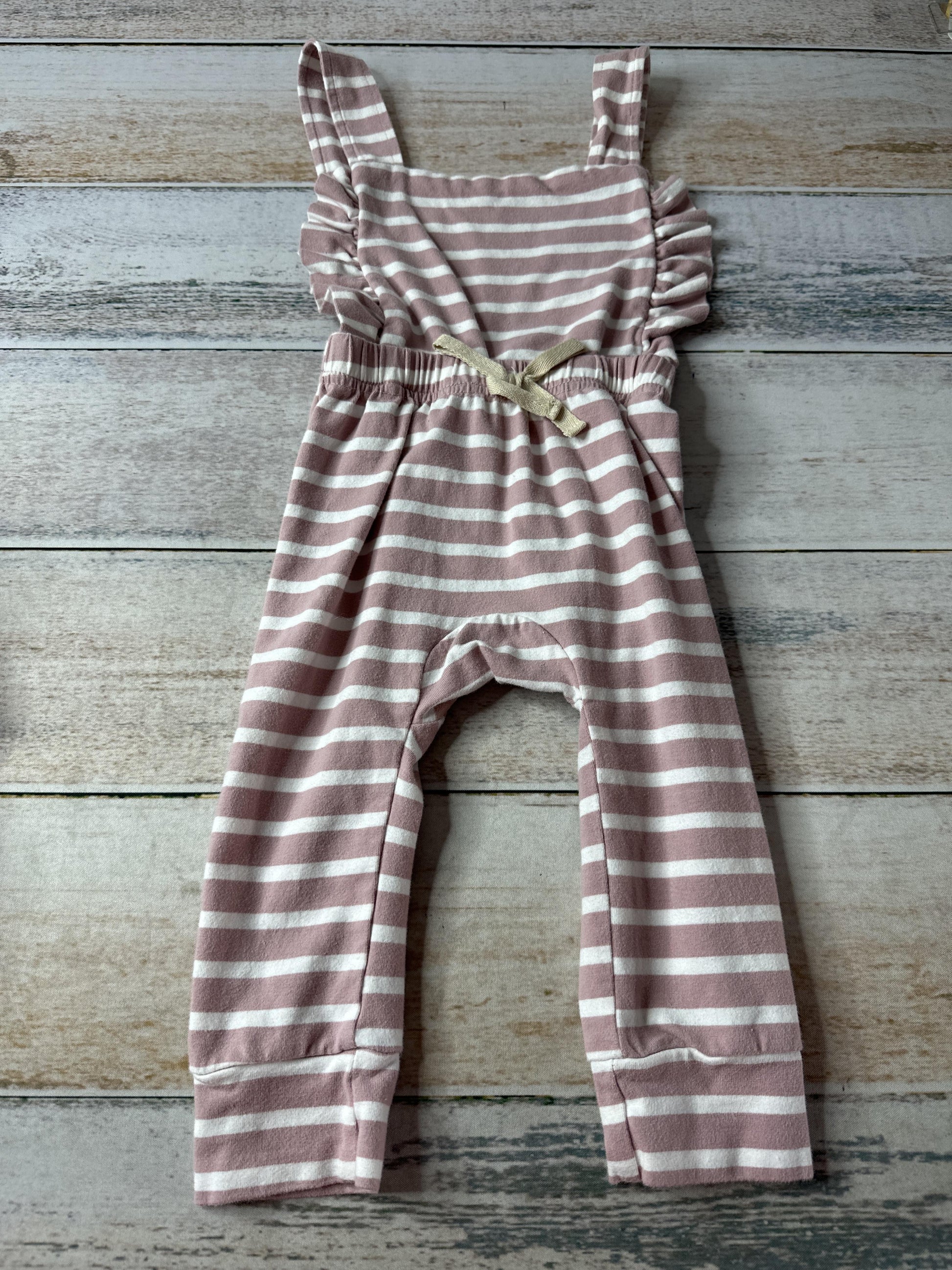 Baby Panache Girls White | pink | Stripe Romper Size: 12-18 months White | pink | Stripe