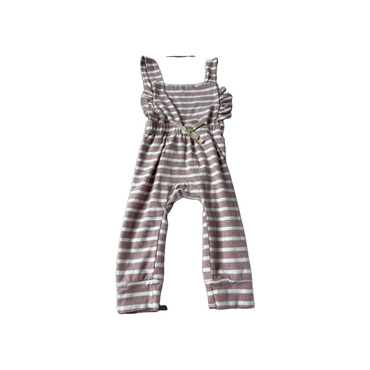 Baby Panache Girls White | pink | Stripe Romper Size: 12-18 months White | pink | Stripe