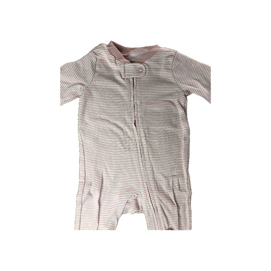 Carters Girls White | pink | Striped Pajamas Size: 0-3 months White | pink | Striped