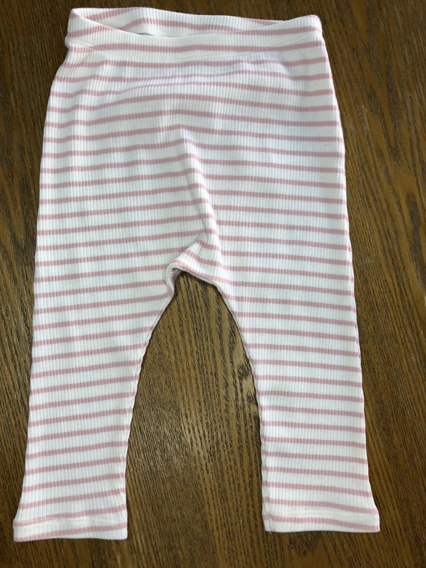 Old Navy Girls White | pink | Striped Pants Size: 18-24 months White | pink | Striped