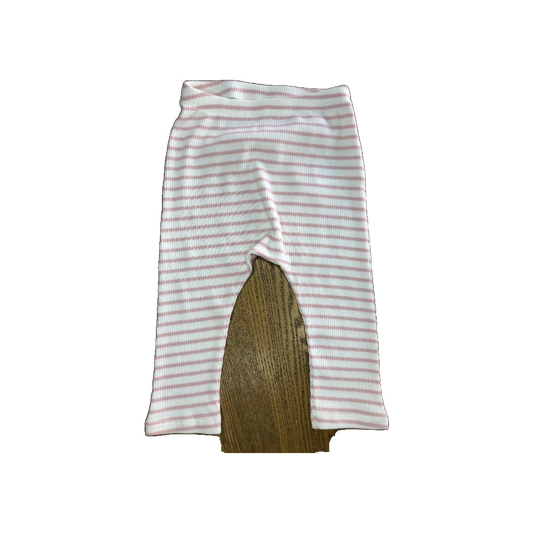 Old Navy Girls White | pink | Striped Pants Size: 18-24 months White | pink | Striped