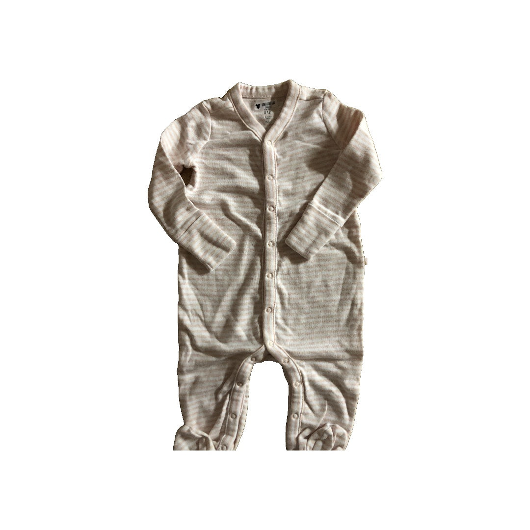 Gap Girls White | pink | Striped Pajamas Size: 3-6 months White | pink | Striped