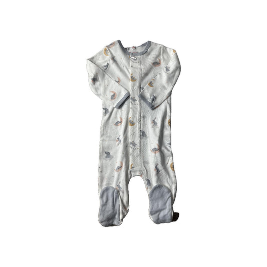 Easy = Magnetic Close Unisex White | pink | Yellow | Grey Pajamas Size: 6-9 months White | pink | Yellow | Grey