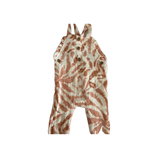 Jessica Simpson Girls White | pink Overalls Size: 6-9 months White | pink