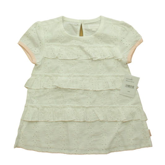 BCBG Girls White | Pink Dress Size: 24 Months White | Pink