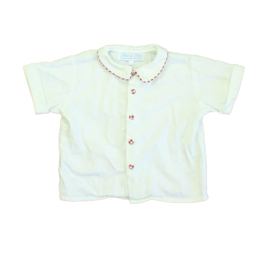 Bois de Rose Girls White | Pink Blouse Size: 18 Months White | Pink