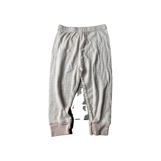 Burt's Bees Girls White | pink Pants Size: 12 months White | pink