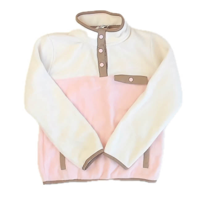 Vineyard Vines Girls White | Pink Fleece Size: 7-8 Years White | Pink