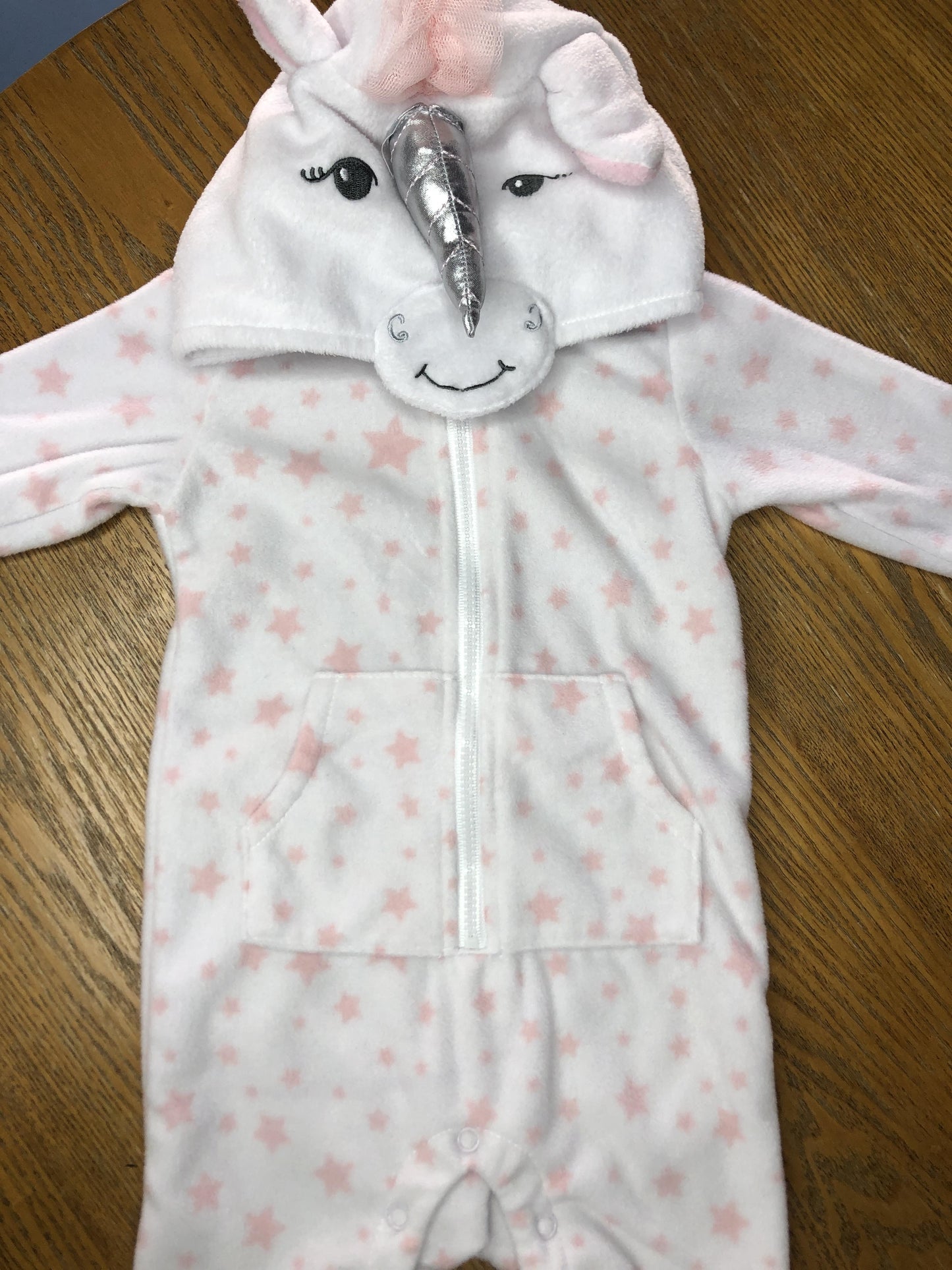 HB Girls White | pink Long Sleeve Outfit Size: 3-6 months White | pink