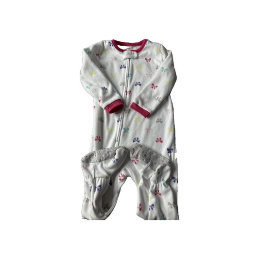 Carters Girls White | pink Pajamas Size: 3T White | pink