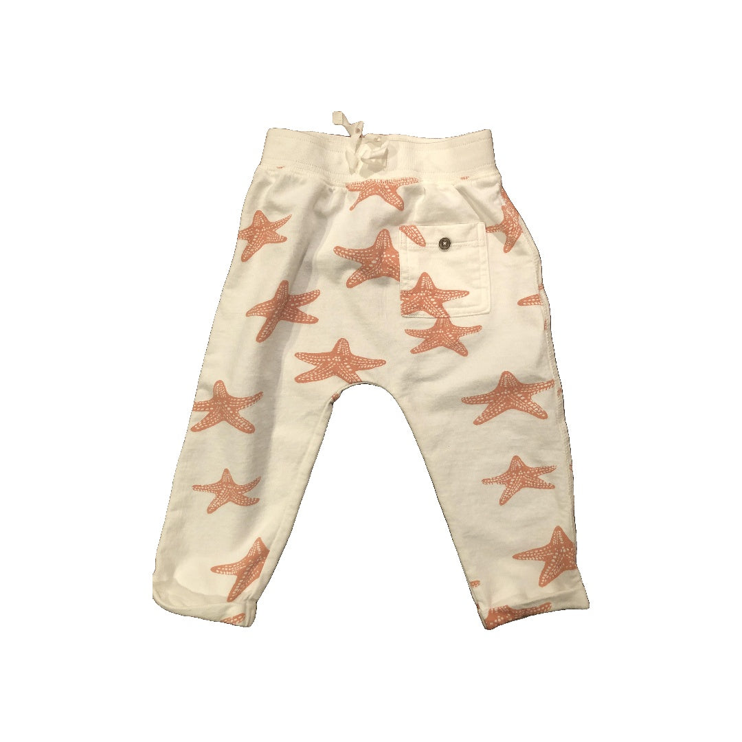 Oliver & Rain Girls White | pink Pants Size: 18 months White | pink