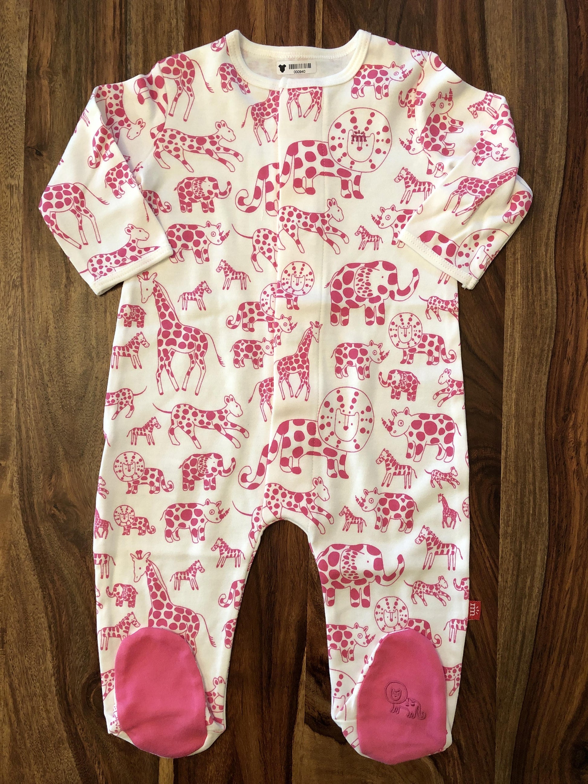 Magnetic Me Girls White | pink Pajamas Size: 3-6 months White | pink