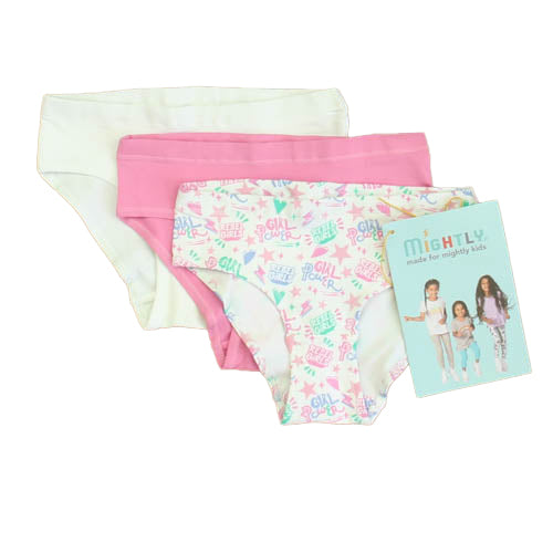 Mightly Girls White | Pink Accessory Size: 2-5T White | Pink