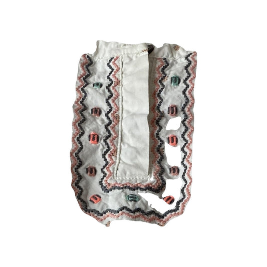 Carters Girls White | pink Long Sleeve Shirt Size: 6 months White | pink