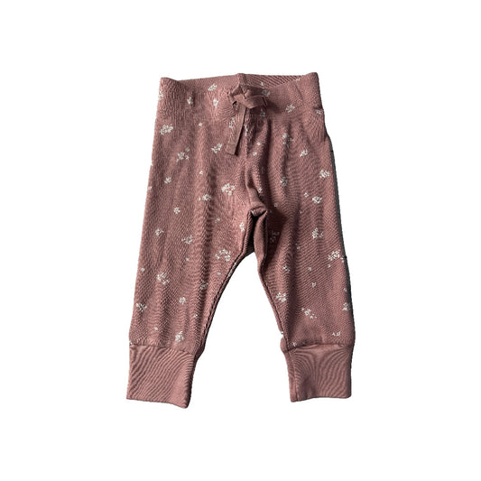 Colored Organics Girls White | pink Pants Size: 3-6 months White | pink