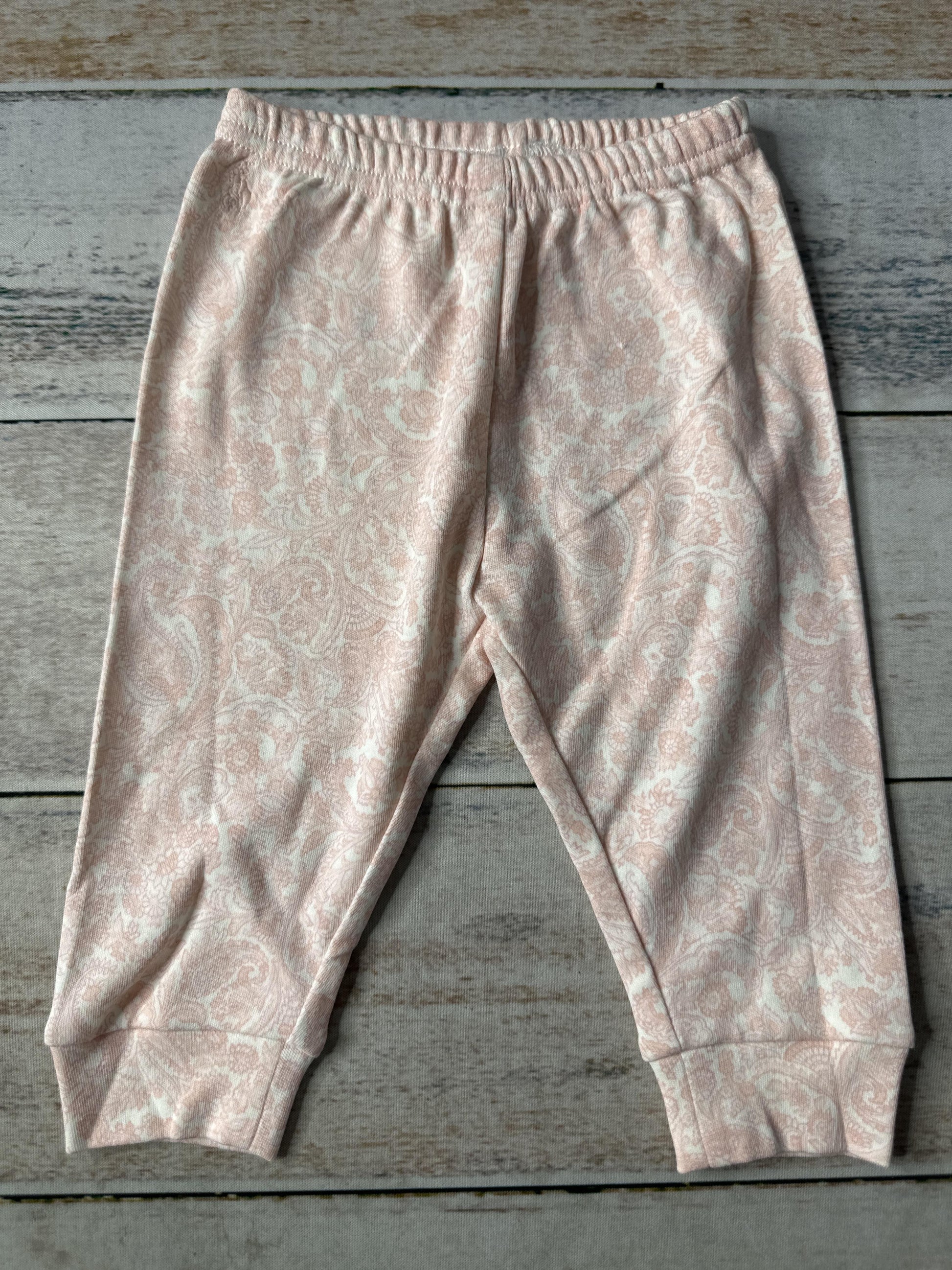 Ralph Lauren Girls White | pink Pants Size: 3-6 months White | pink