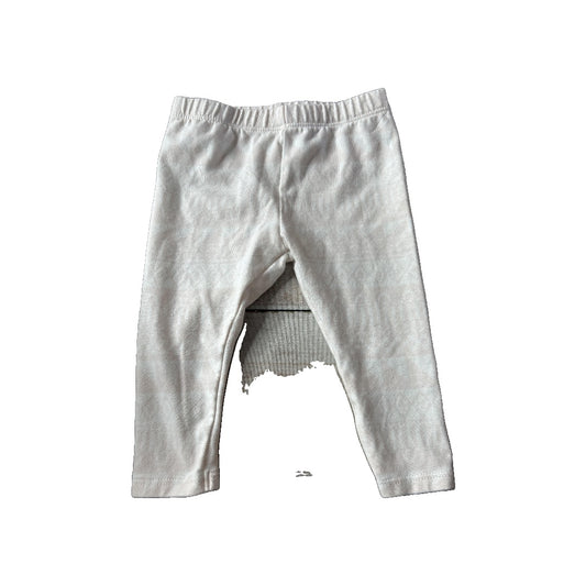 Cat & Jack Girls White | pink Pants Size: 6-Mar White | pink