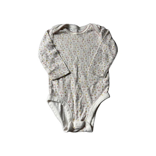Carters Girls White | pink Onesie Size: 6-9 months White | pink