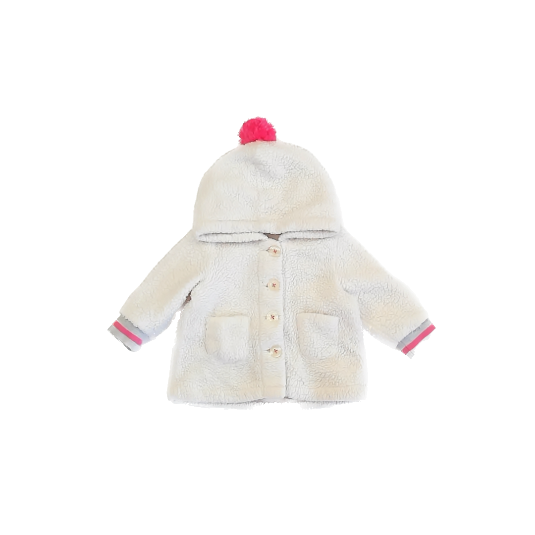 Tucker & Tate Girls White | Pink Fleece Size: 6 Months White | Pink