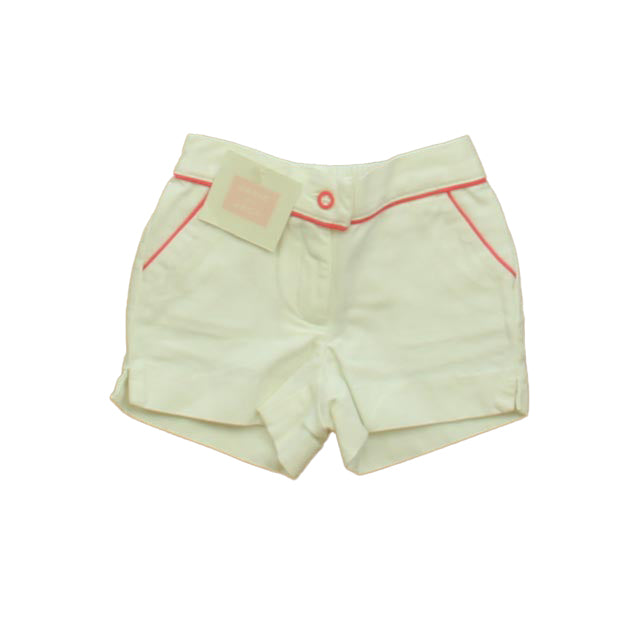 Janie and Jack Girls White | Pink Shorts Size: 3-6 Months White | Pink