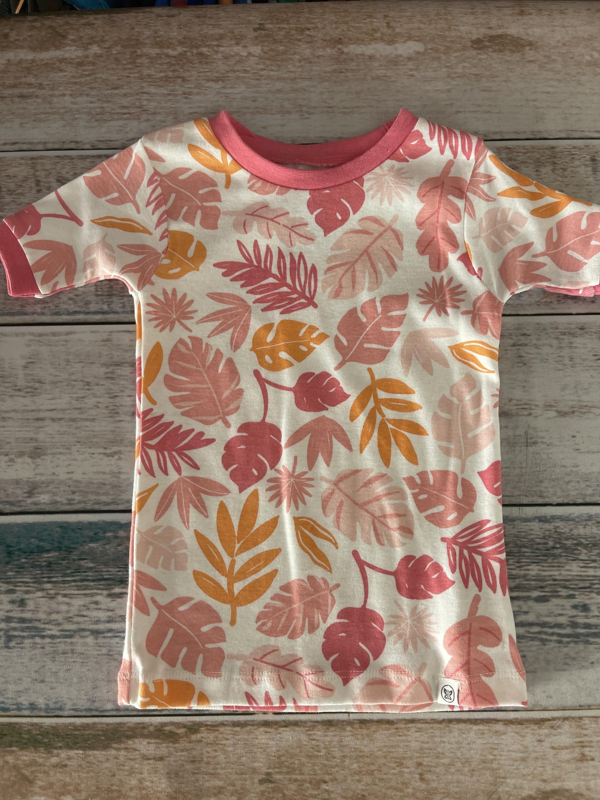 Honest co Girls White | pink Pajamas Size: 2T White | pink