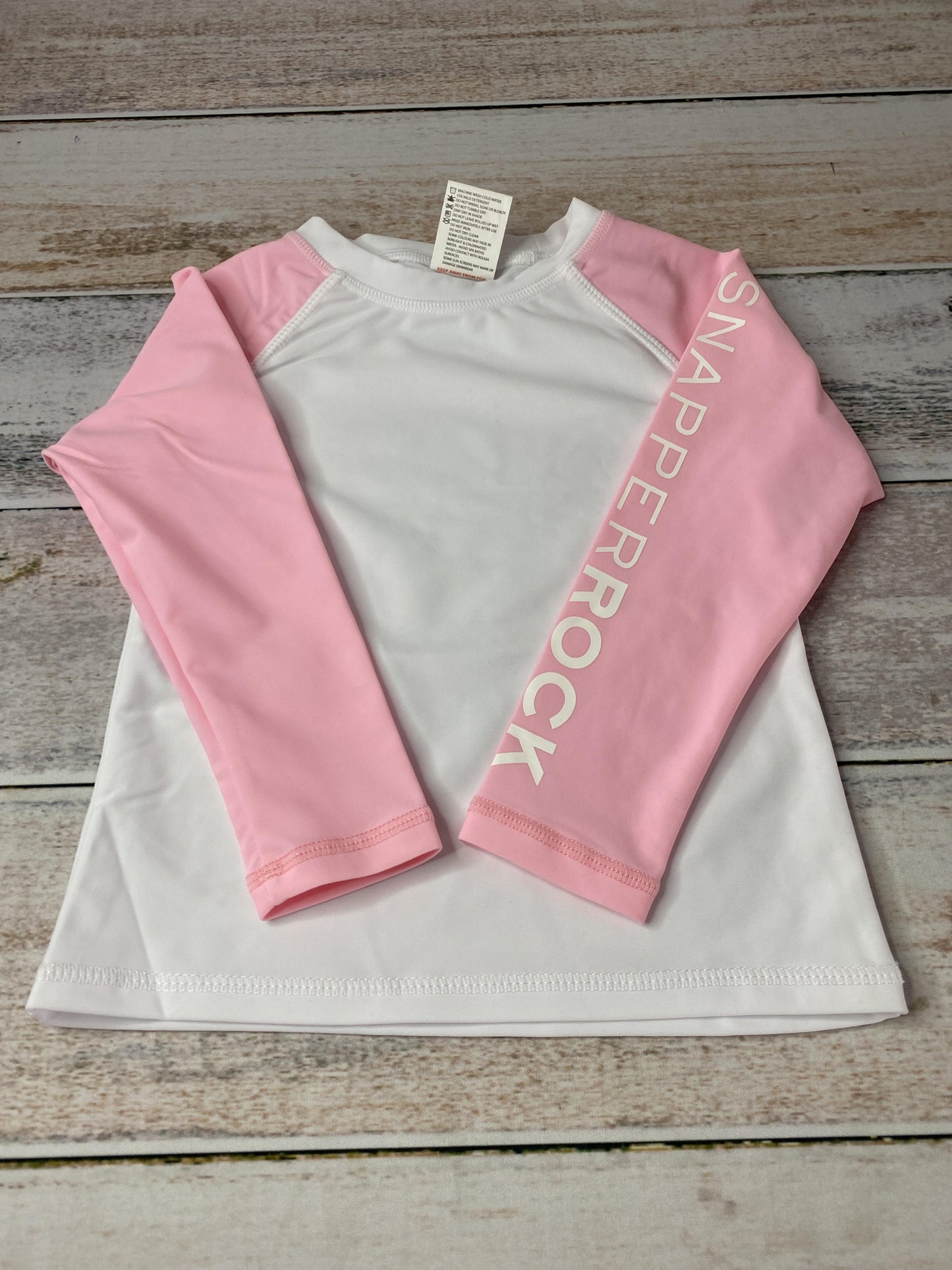 SnapperRock Girls White | pink Swimwear Size: 2-3 Years White | pink