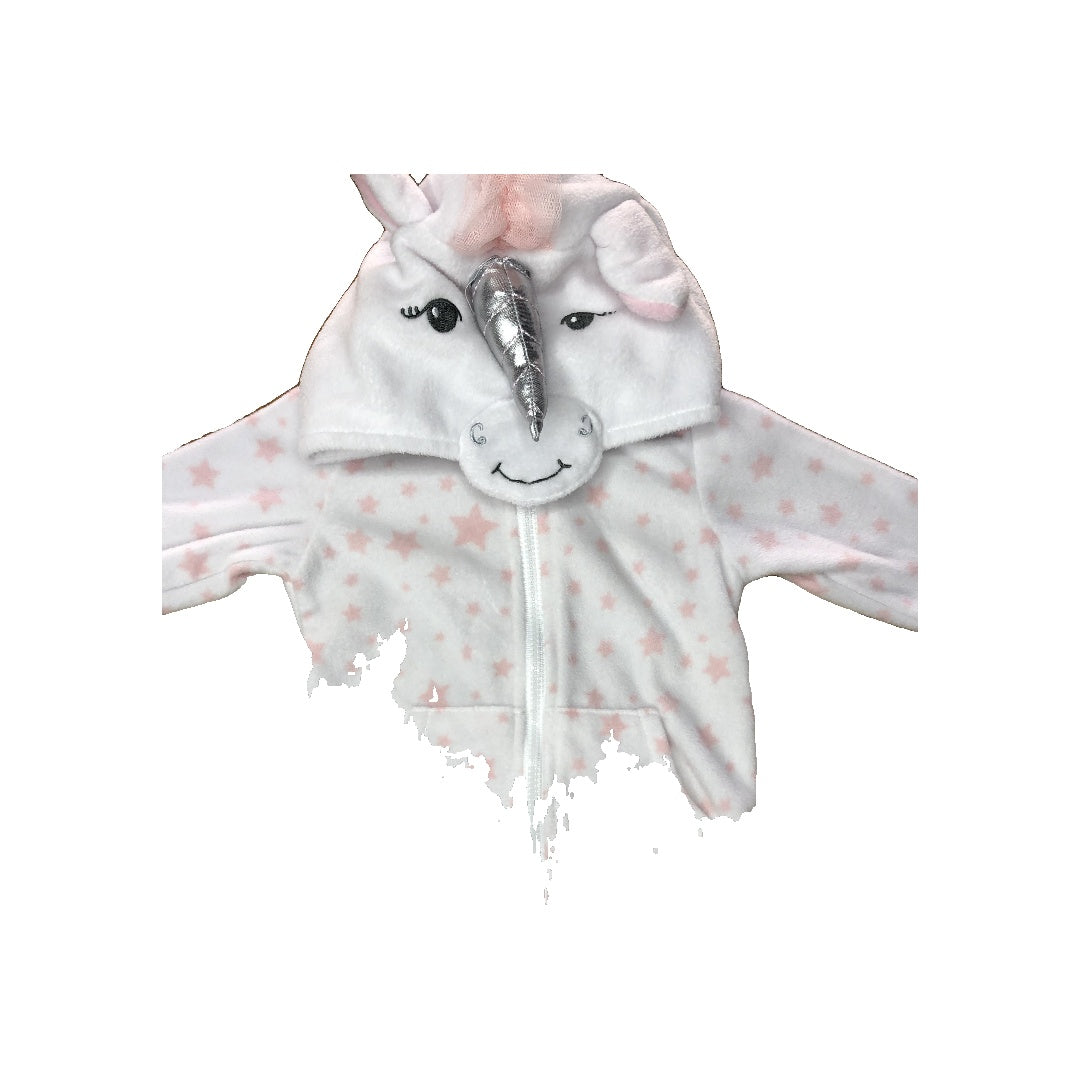 HB Girls White | pink Long Sleeve Outfit Size: 3-6 months White | pink