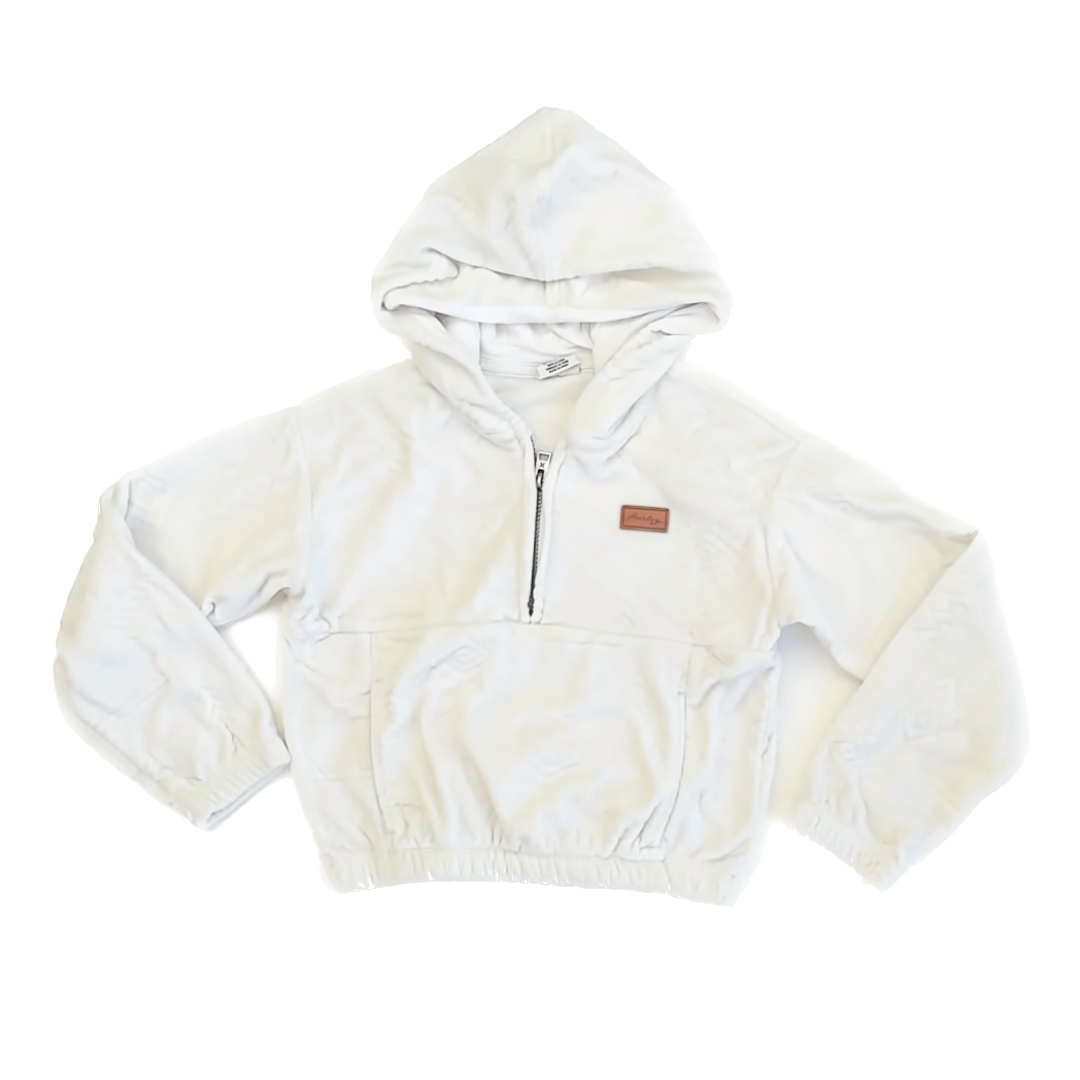 Hurley Girls White Plush Hoodie Size: YS (8 Years) White Plush